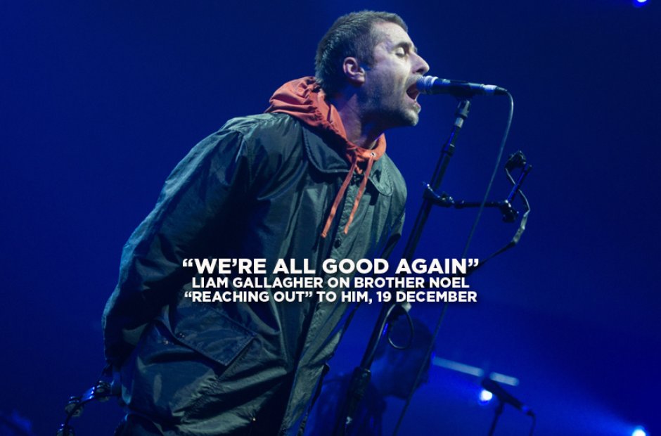 Liam Gallagher claims Noel has "reached out"