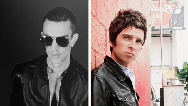 Richard Ashcroft and Noel Gallagher