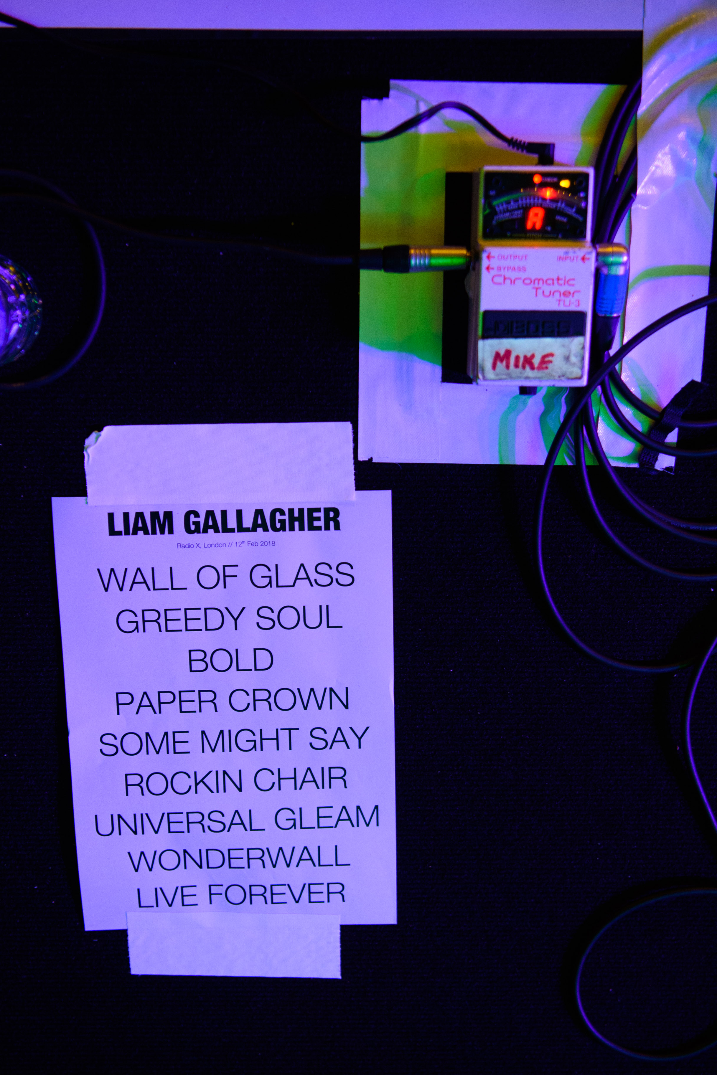 Liam Gallagher Radio X 2018