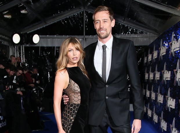 Abbey Clancy and Peter Crouch Global Awards 2018 b