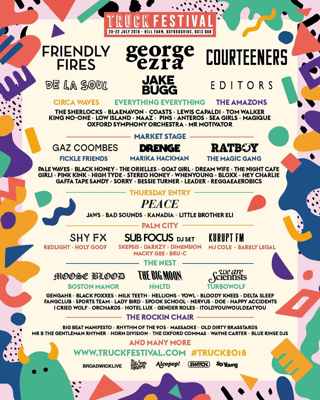 Courteeners To Headline Sunday At Truck Festival - Radio X