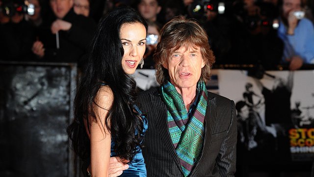 Mick Jagger and L'Wren Scott in 2008