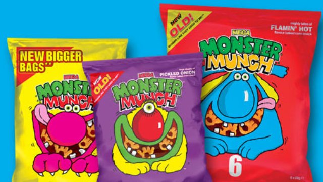 Monster Munch Pack Shots