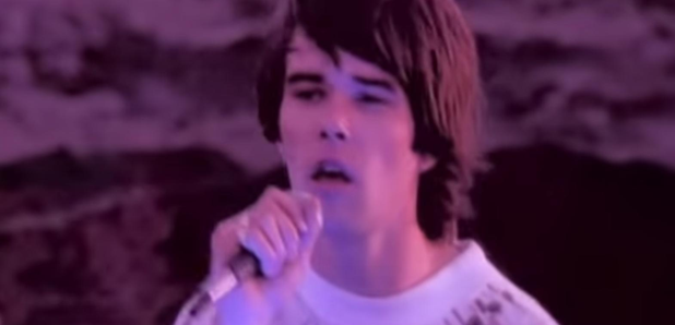 A screenshot of The Stone Roses' Fools Gold video