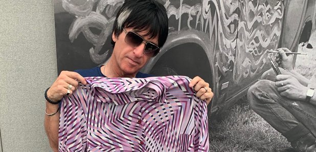 Johnny Marr auctions shirt for Oxfam