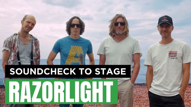 Razorlight - Soundcheck To Stage